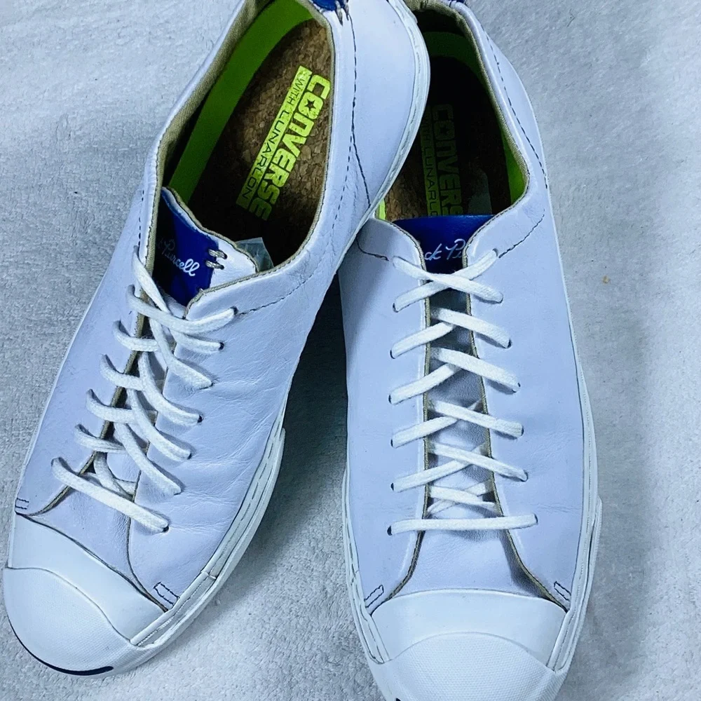 Converse Jack Purcell Chuck Taylor All-Star Leather lunarlon M 8.5 Sneakers - Picture 8 of 12